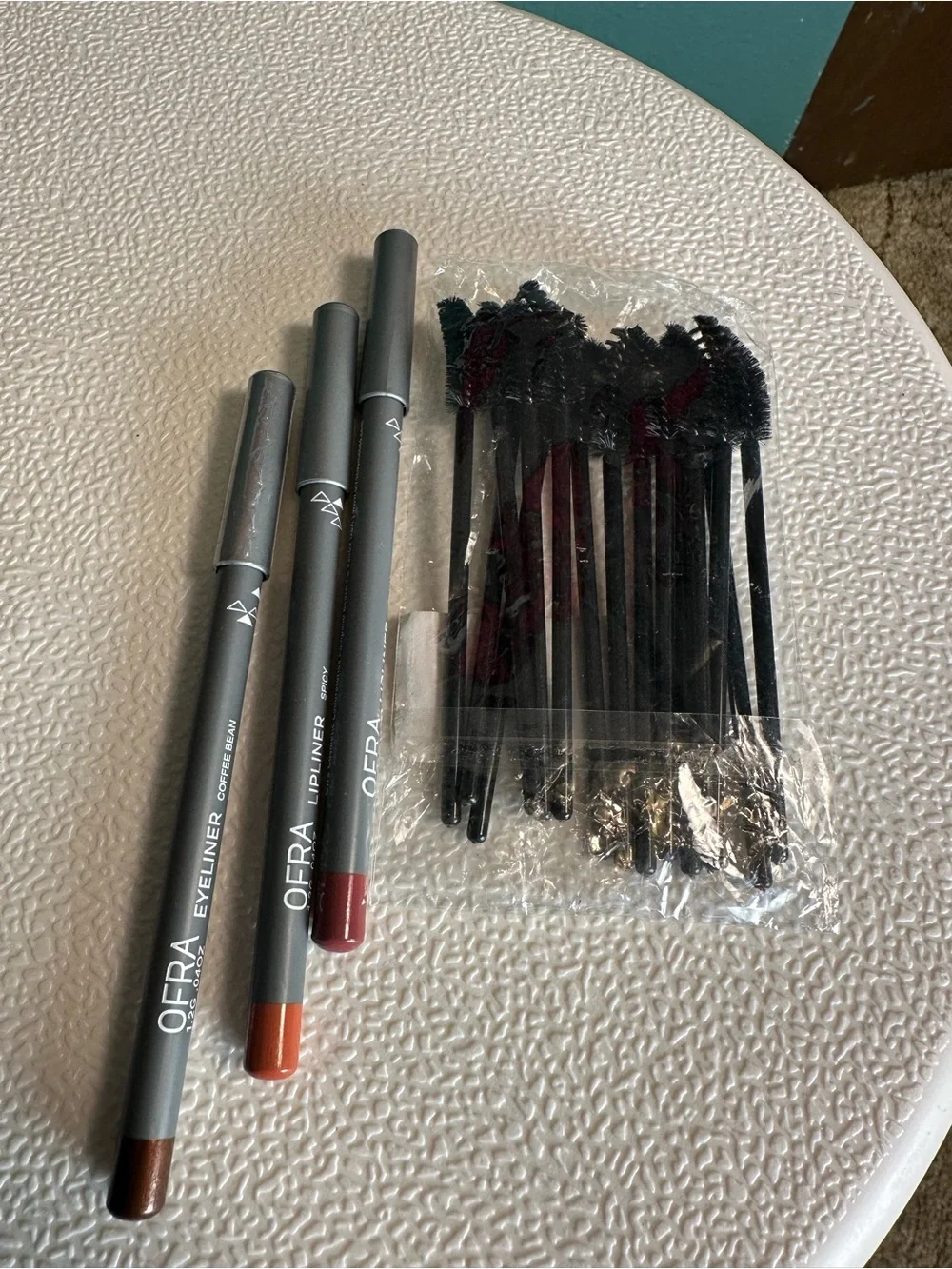 OFRA Eyeliner Pencils and Black Disposable Mascara Wands